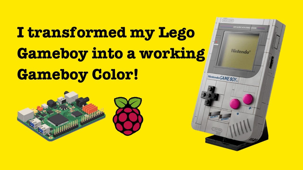 I transformed my LEGO Gameboy into a working Gameboy!